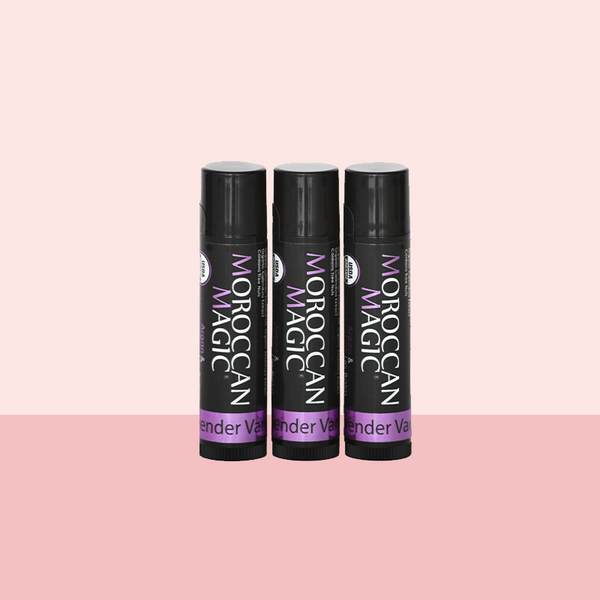 LAVENDER VANILLA LIP BALM | 3 PACK – Moroccan Magic