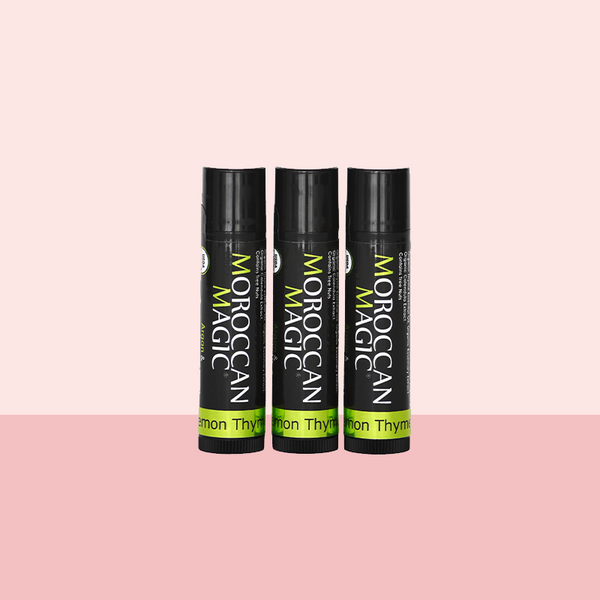LEMON THYME LIP BALM | 3 PACK – Moroccan Magic