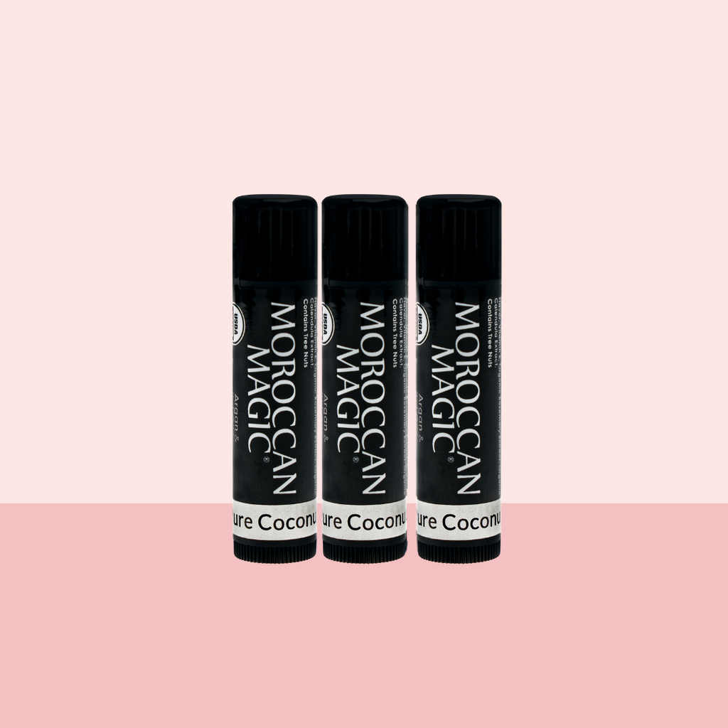 PURE COCONUT LIP BALM | 3 PACK – Moroccan Magic